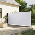 Vidaxl windscherm intrekbaar 170x300 cm wit
