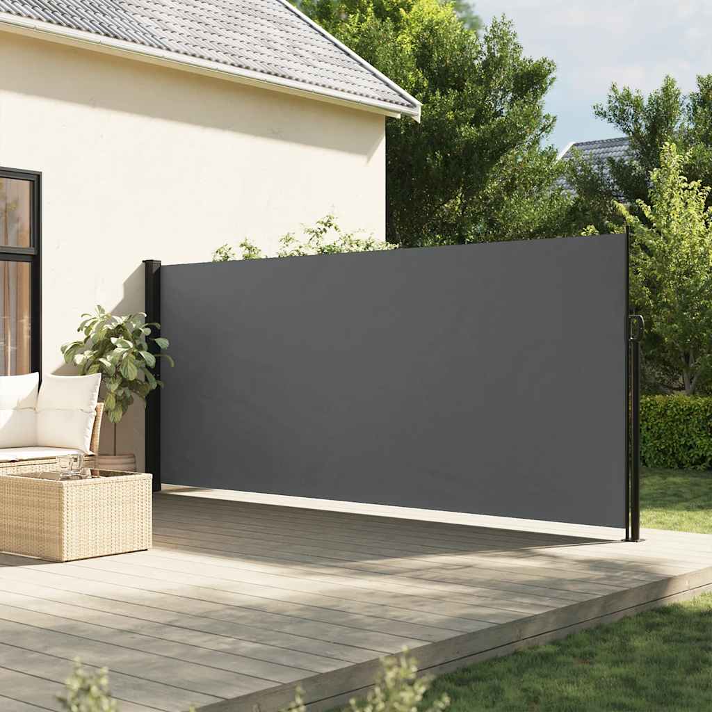 Vidaxl uitschuifbaar zijluifel antraciet 180x300 cm