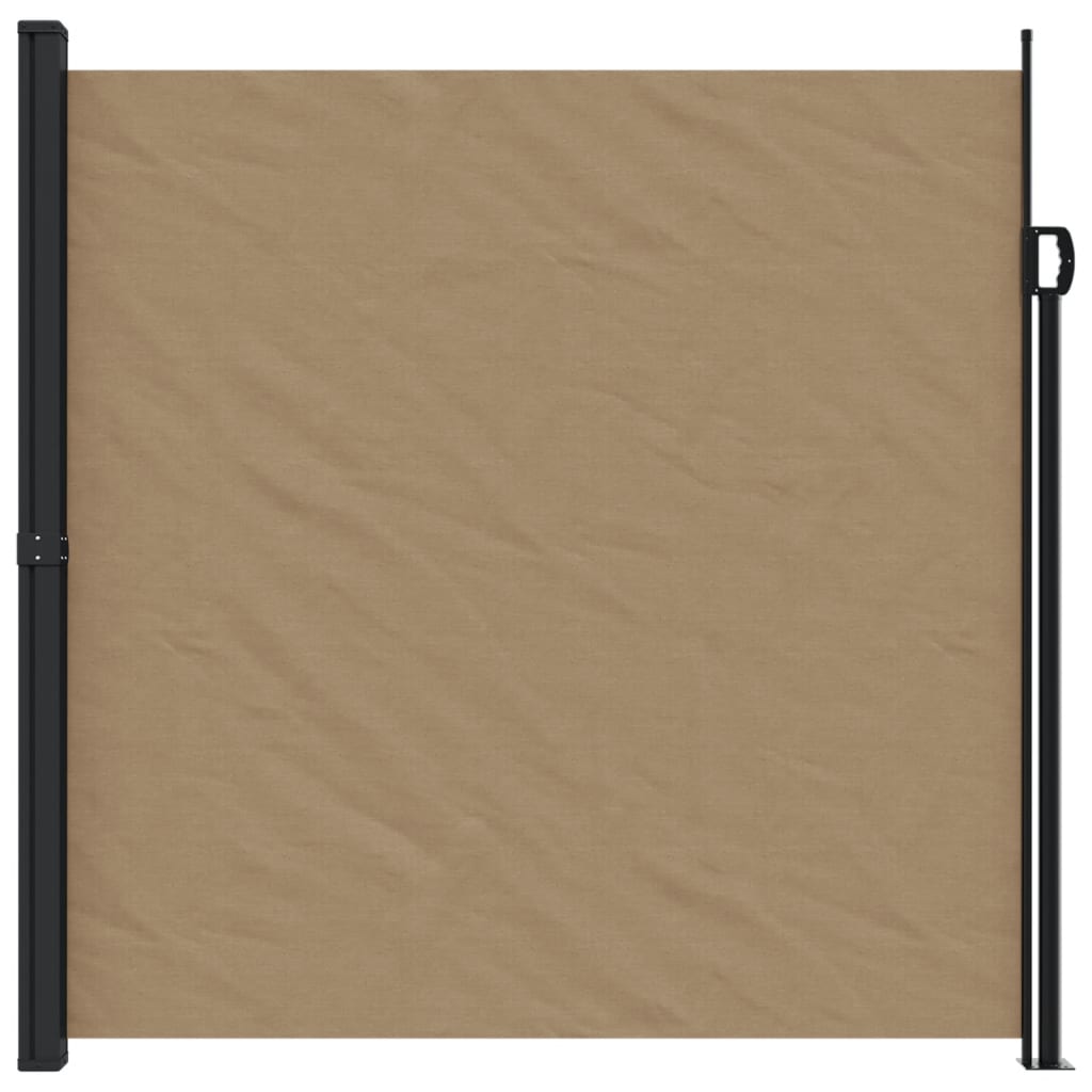 Vidaxl windscherm uittrekbaar 200x300 cm taupe