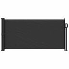 Vidaxl windscherm uittrekbaar 100x500 cm zwart