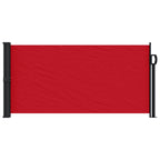 Vidaxl windscherm uittrekbaar 100x500 cm rood