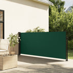 Vidaxl windscherm uittrekbaar 120x500 cm donkergroen
