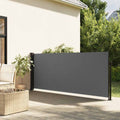 Vidaxl uitschuifbaar zijluifel antraciet 120x500 cm