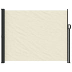 Vidaxl windscherm uittrekbaar 160x500 cm crèmekleurig