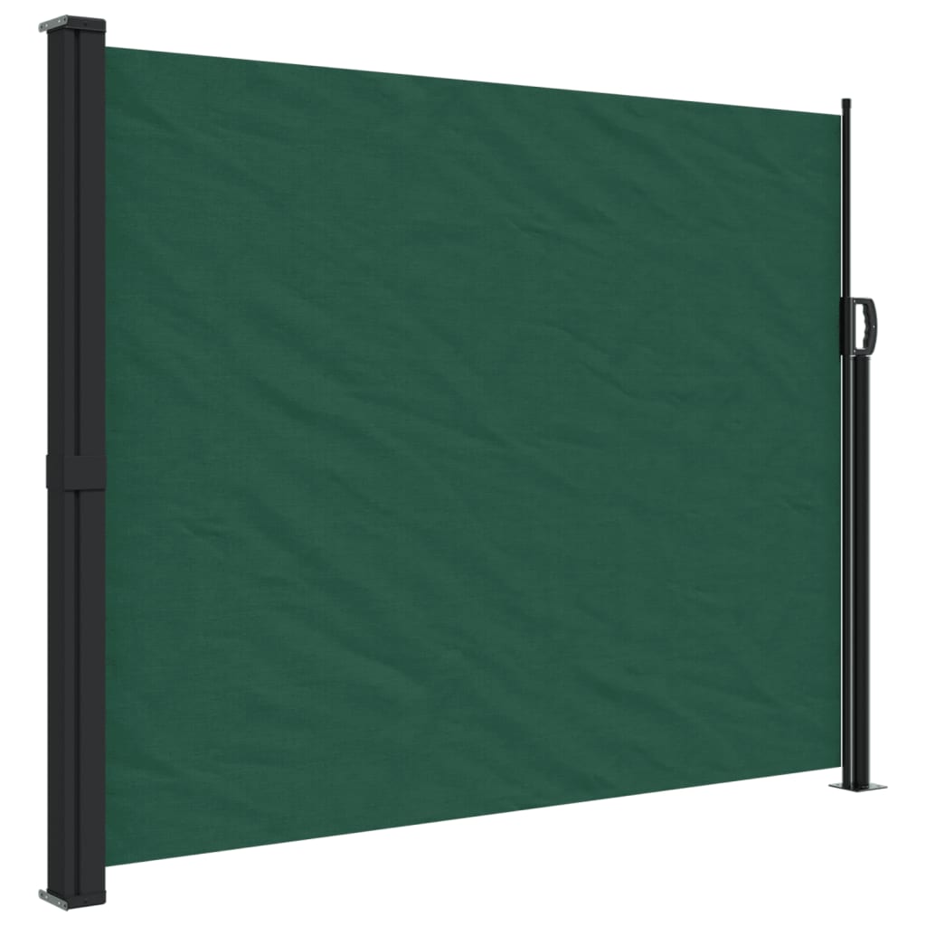 Vidaxl windscherm uittrekbaar 160x500 cm donkergroen