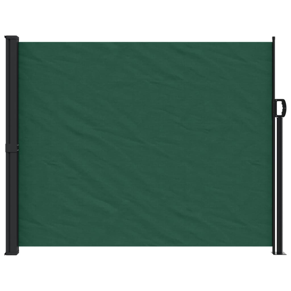 Vidaxl windscherm uittrekbaar 160x500 cm donkergroen