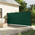 Vidaxl windscherm uittrekbaar 160x500 cm donkergroen
