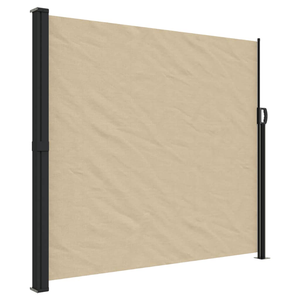 Vidaxl windscherm uittrekbaar 180x500 cm beige