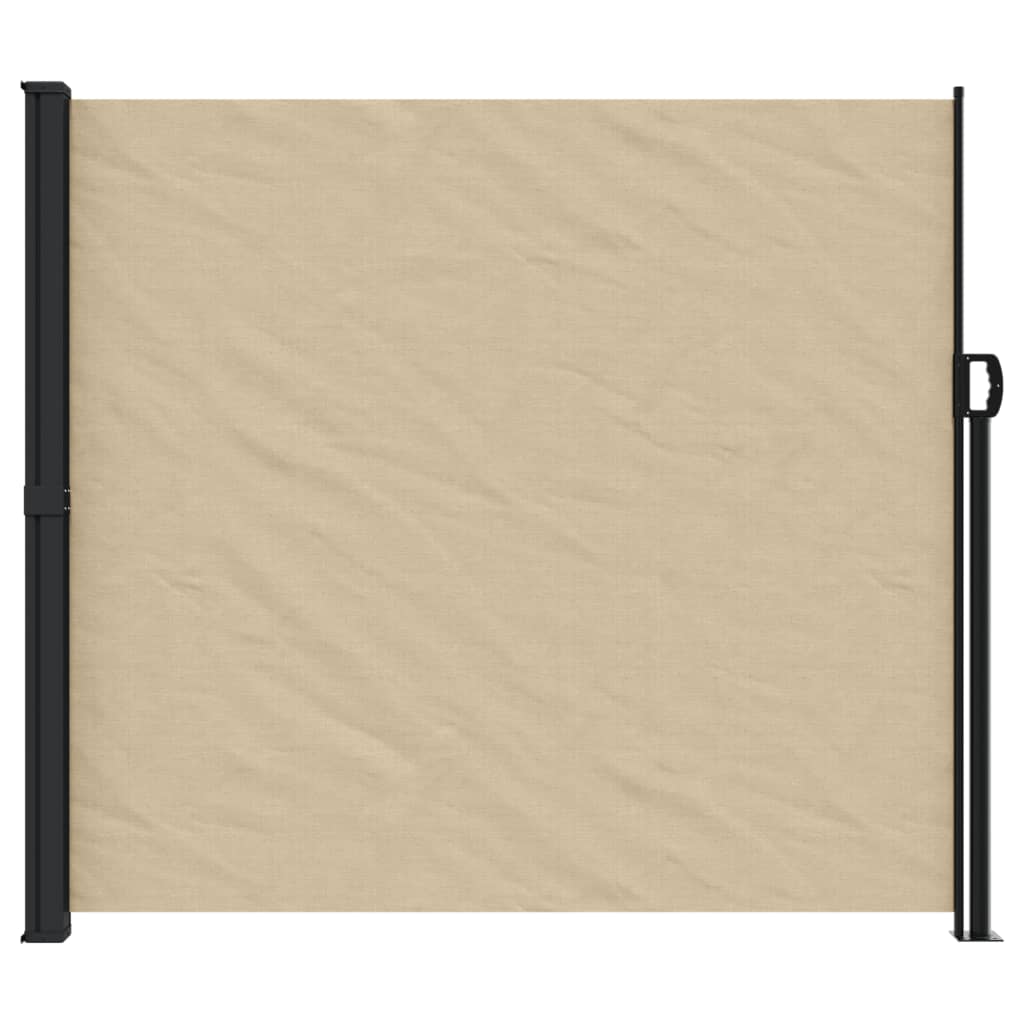 Vidaxl windscherm uittrekbaar 180x500 cm beige
