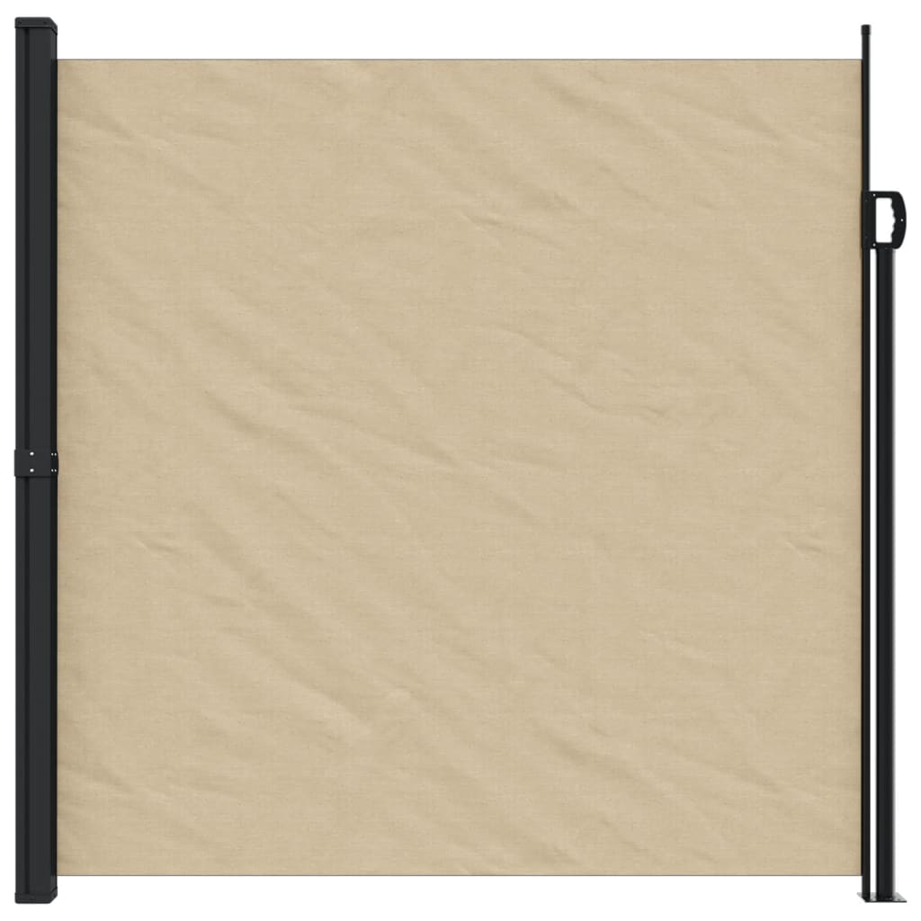 Vidaxl windscherm uittrekbaar 200x500 cm beige
