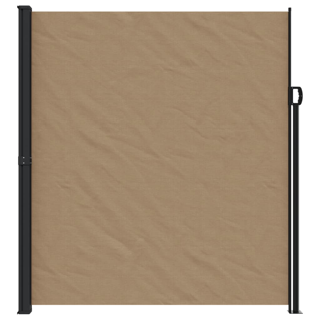 Vidaxl windscherm uittrekbaar 220x500 cm taupe