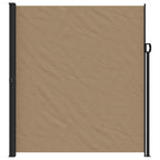 Vidaxl windscherm uittrekbaar 220x500 cm taupe