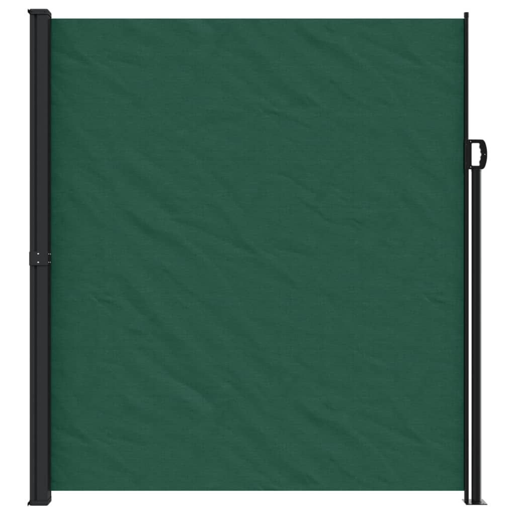 Vidaxl windscherm uittrekbaar 220x500 cm donkergroen