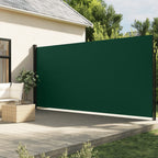 Vidaxl windscherm uittrekbaar 220x500 cm donkergroen