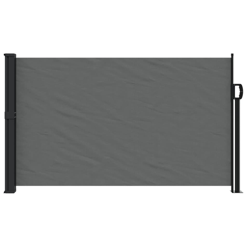 Vidaxl uitschuifbaar zijluifel antraciet 120x600 cm