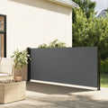 Vidaxl uitschuifbaar zijluifel antraciet 120x600 cm