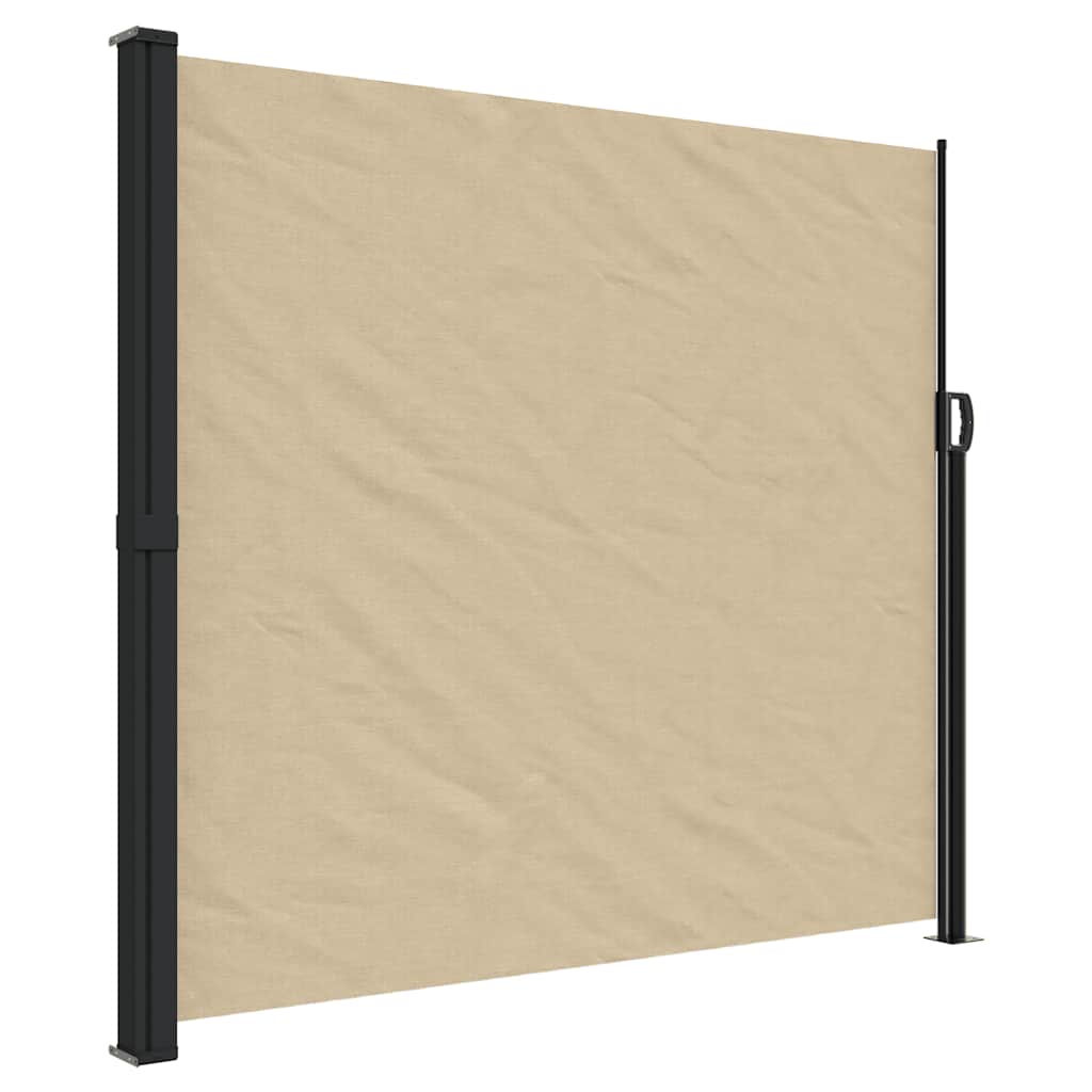 Vidaxl windscherm uittrekbaar 180x600 cm beige