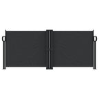 Vidaxl windscherm uittrekbaar 100x600 cm zwart