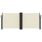 Vidaxl windscherm uittrekbaar 100x600 cm crème
