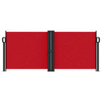 Vidaxl windscherm uittrekbaar 100x600 cm rood