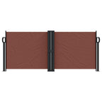 Vidaxl windscherm uittrekbaar 100x600 cm bruin