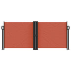 Vidaxl windscherm uittrekbaar 100x600 cm terracottakleurig