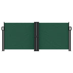 Vidaxl windscherm uittrekbaar 100x600 cm donkergroen