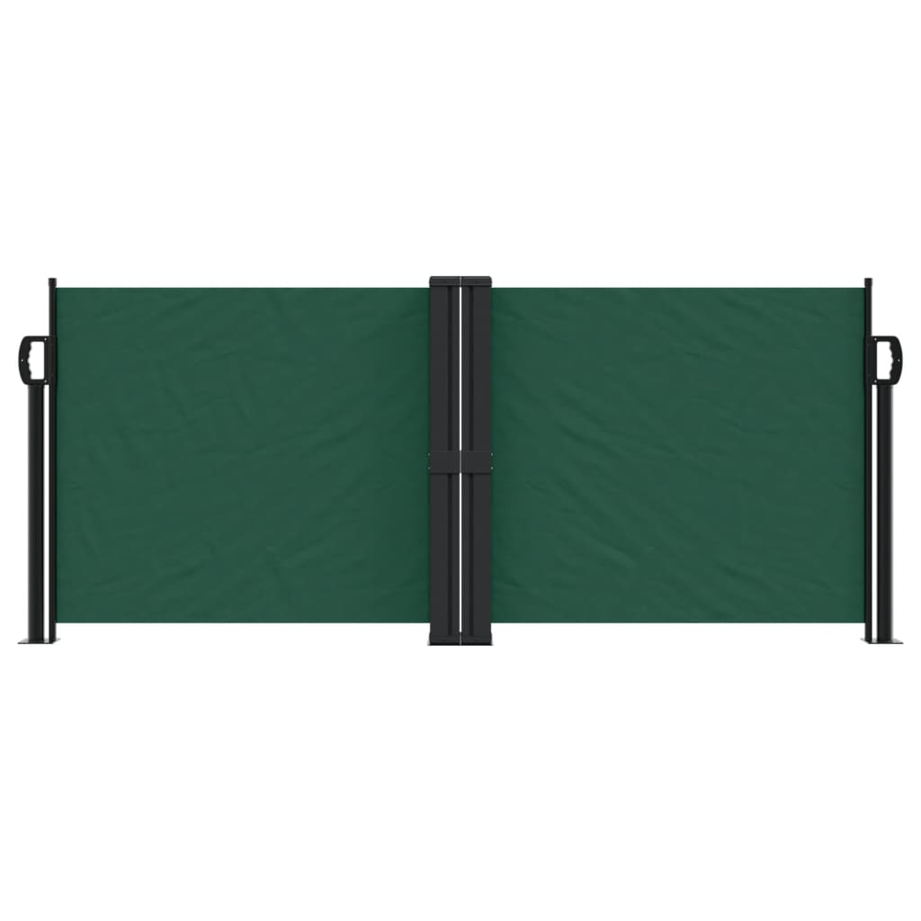 Vidaxl windscherm uittrekbaar 100x600 cm donkergroen
