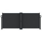 Vidaxl windscherm uittrekbaar 100x1000 cm zwart