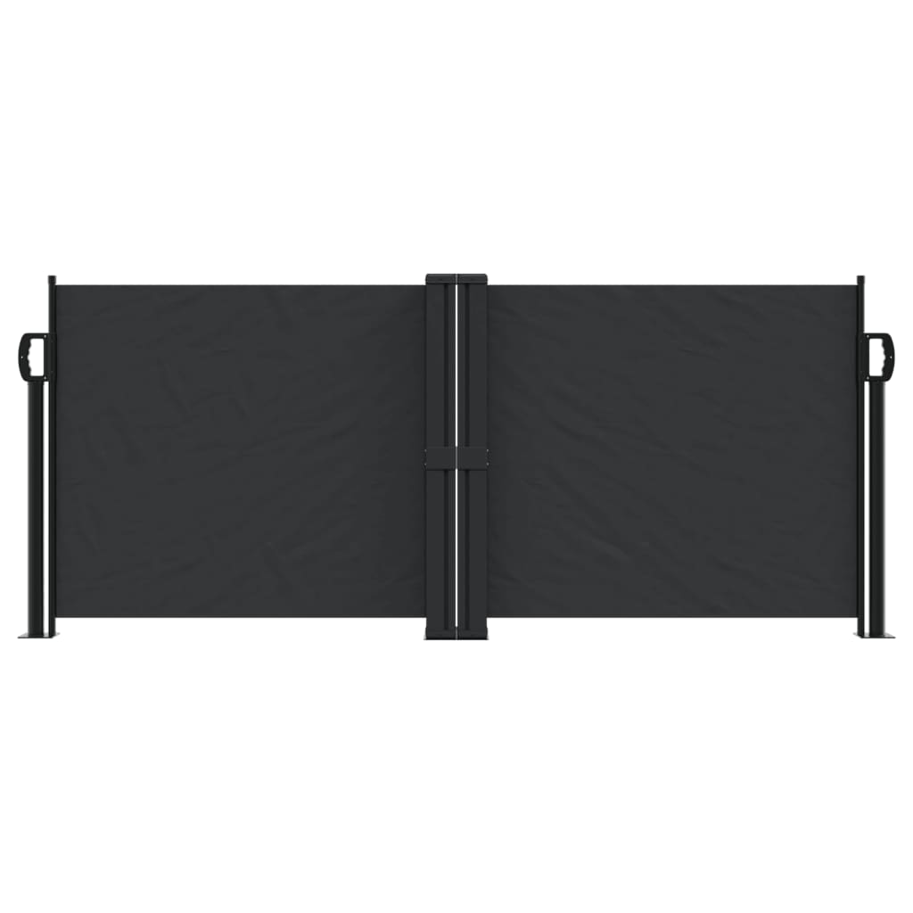 Vidaxl windscherm uittrekbaar 100x1000 cm zwart