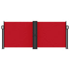 Vidaxl windscherm uittrekbaar 100x1000 cm rood