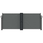 Vidaxl windscherm uittrekbaar 100x1000 cm antraciet