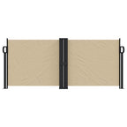 Vidaxl windscherm uittrekbaar 100x1000 cm beige