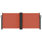 Vidaxl windscherm uittrekbaar 100x1000 cm terracottakleurig