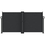 Vidaxl windscherm uittrekbaar 120x1000 cm zwart