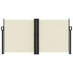 Vidaxl windscherm uittrekbaar 120x1000 cm crème