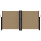 Vidaxl windscherm uittrekbaar 120x1000 cm taupe