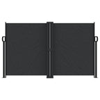 Vidaxl windscherm uittrekbaar 140x1000 cm zwart