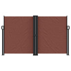 Vidaxl windscherm uittrekbaar 140x1000 cm bruin