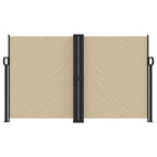 Vidaxl windscherm uittrekbaar 140x1000 cm beige