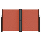Vidaxl windscherm uittrekbaar 140x1000 cm terracottakleurig
