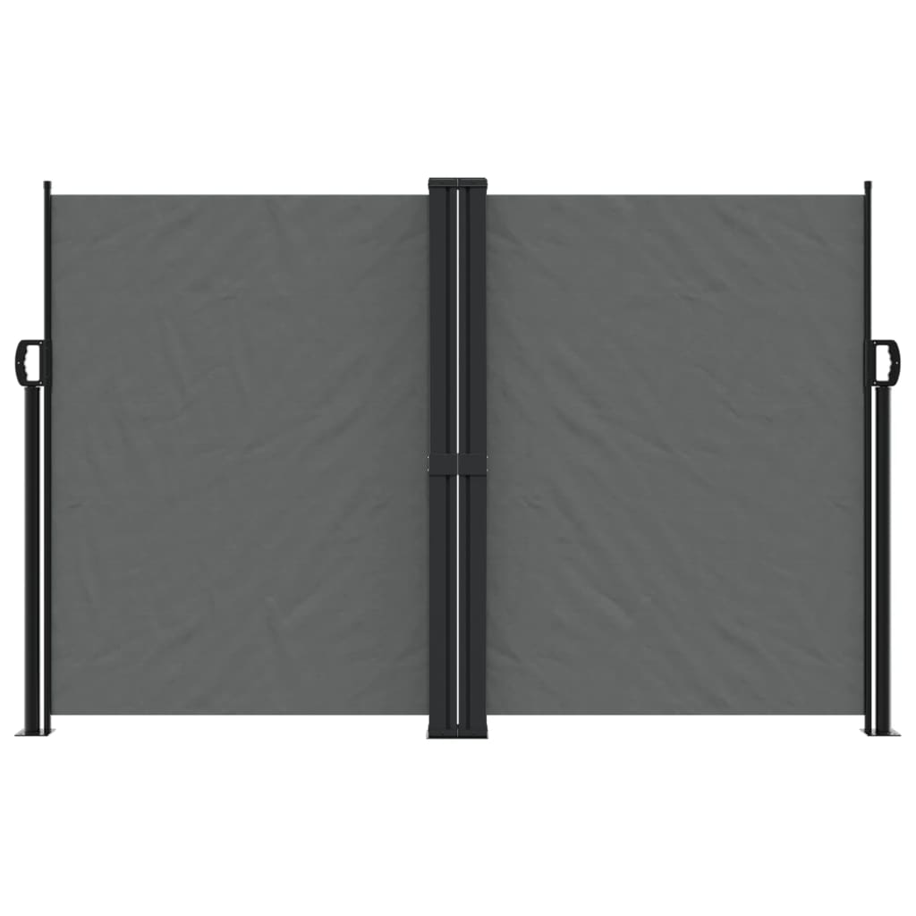 Vidaxl windscherm uittrekbaar 160x1000 cm antracietkleurig