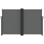 Vidaxl windscherm uittrekbaar 160x1000 cm antracietkleurig