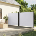 Vidaxl windscherm uittrekbaar 160x1000 cm wit