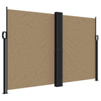 Vidaxl windscherm uittrekbaar 160x1000 cm taupe