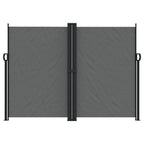Vidaxl windscherm uittrekbaar 180x1000 cm antracietkleurig