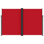 Vidaxl windscherm uittrekbaar 220x1000 cm rood