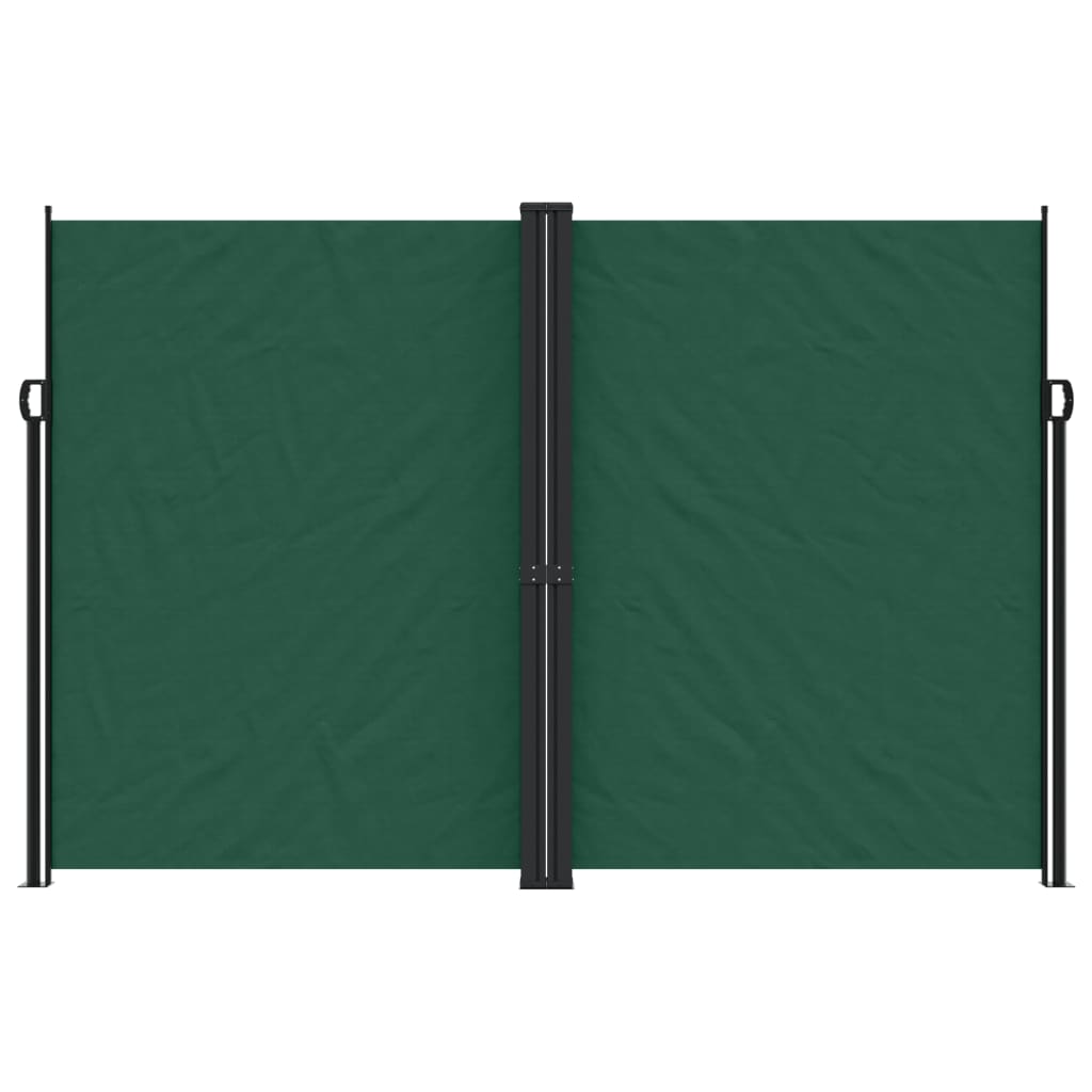 Vidaxl windscherm uittrekbaar 220x1000 cm donkergroen