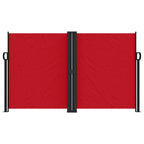 Vidaxl windscherm uittrekbaar 140x1200 cm rood