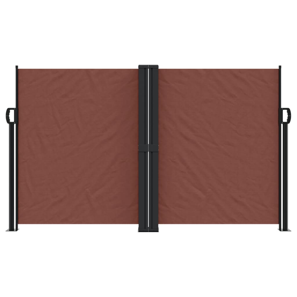 Vidaxl windscherm uittrekbaar 140x1200 cm bruin